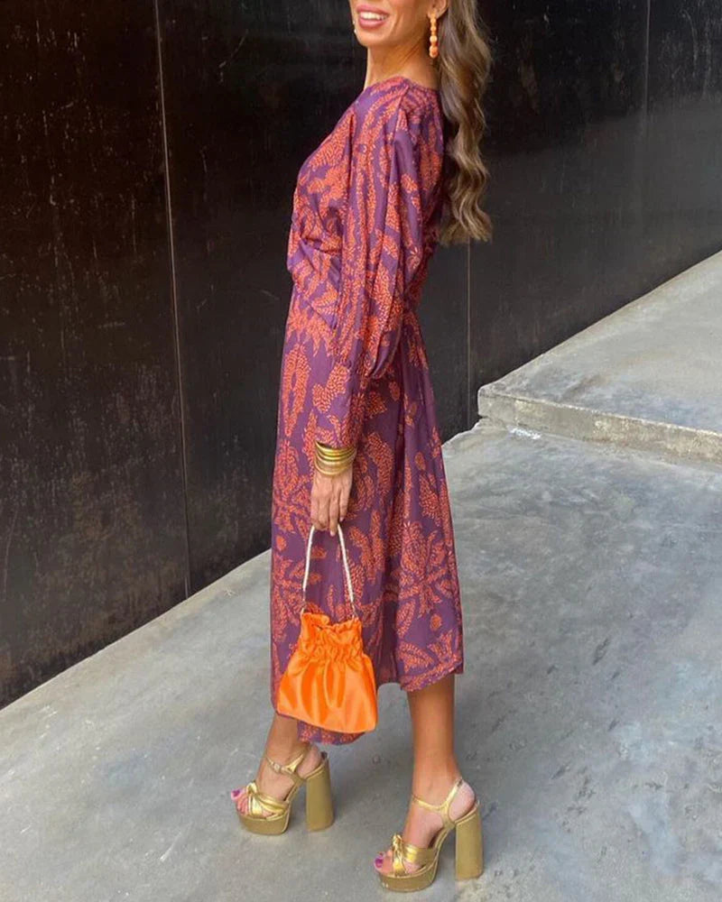 Faye Women's Maxi Dress - back view
