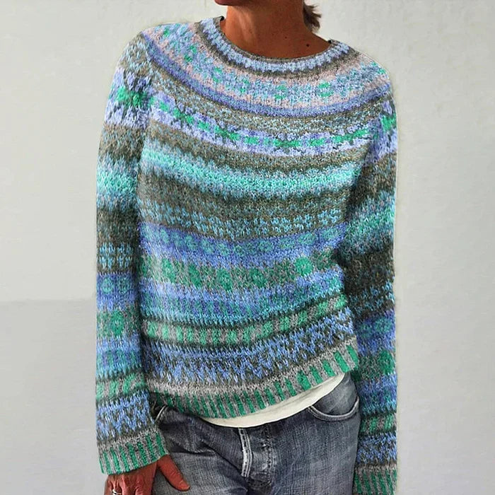 June Women's Sweater - fabric and finish detail