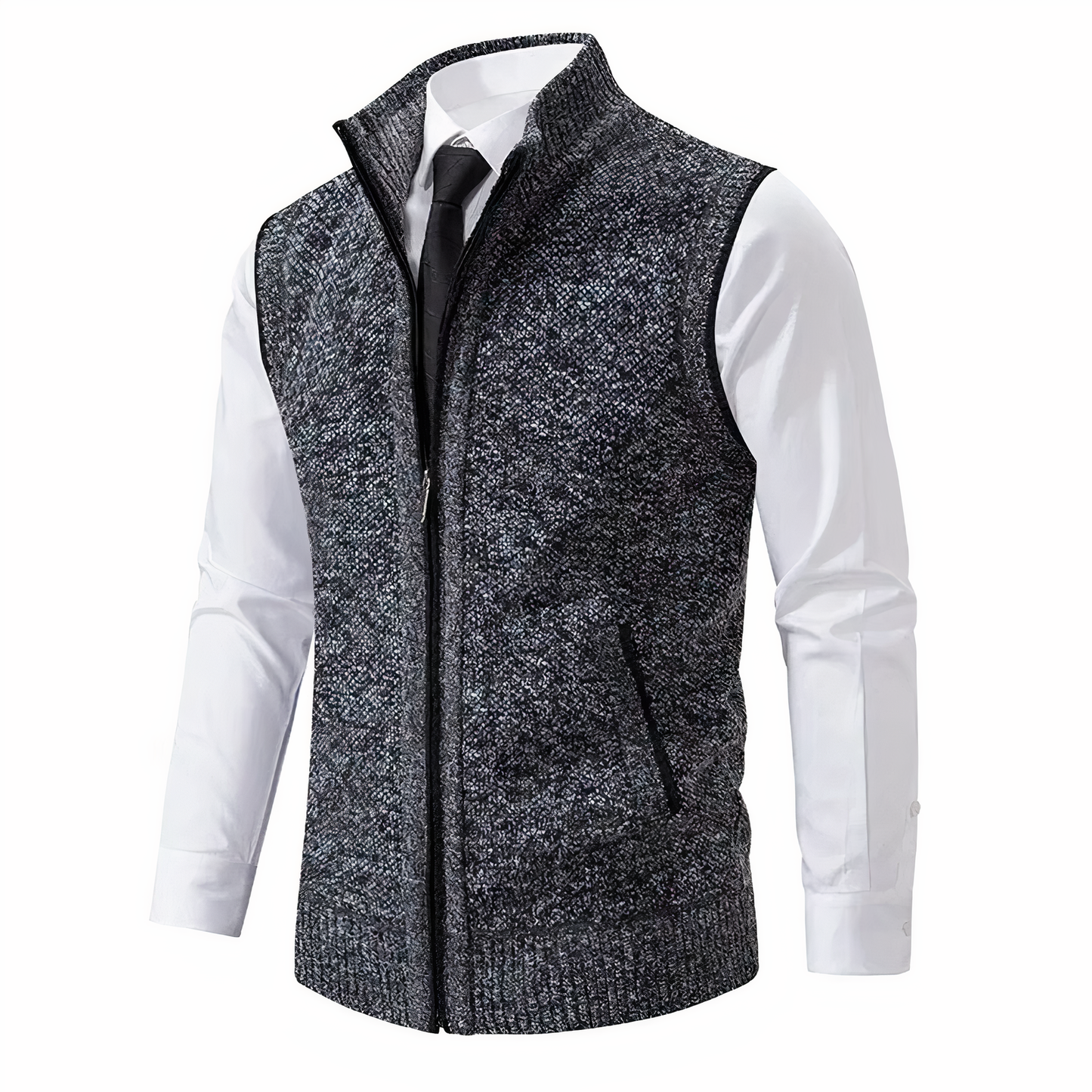 Hugo Men's Vest - fabric and finish detail