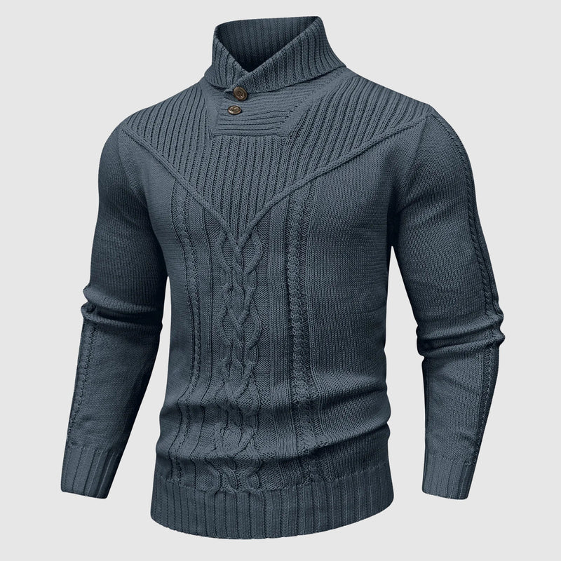 Desmond Men's Sweater | Black, Beige