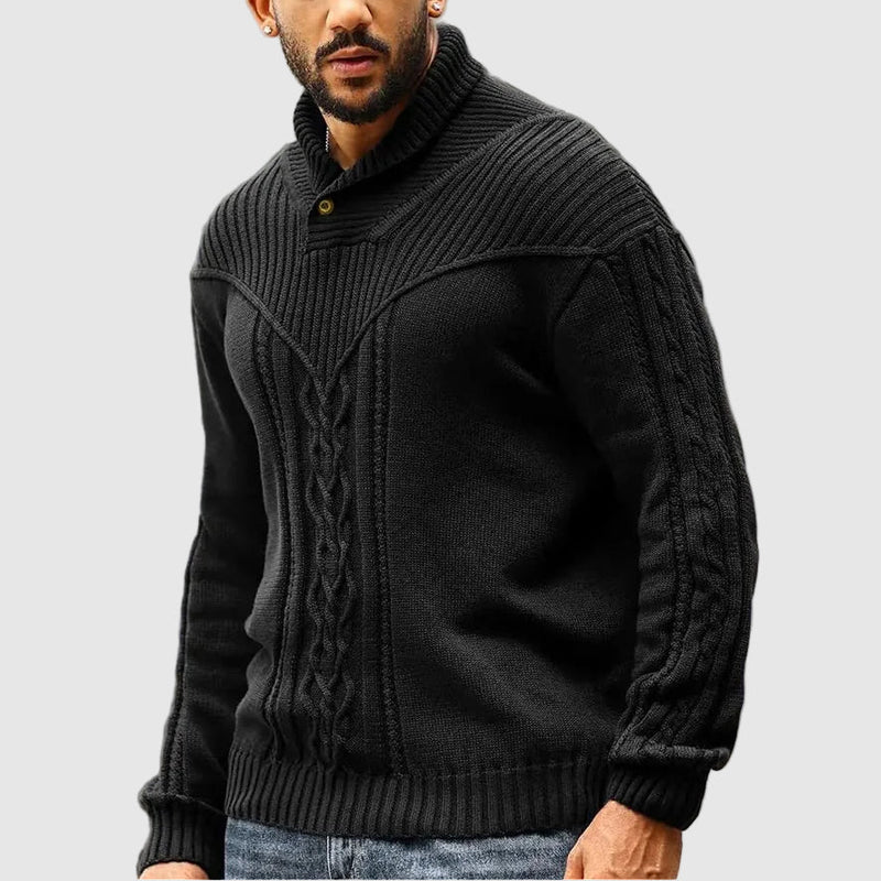 Desmond Men's Sweater - flat lay