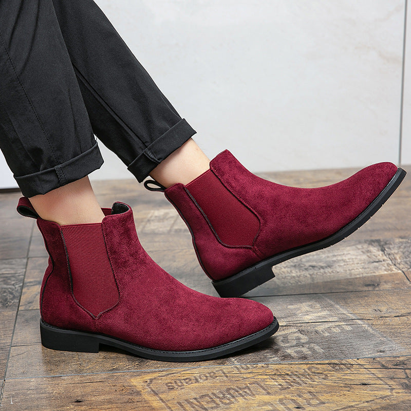 Uma Women's Suede Chelsea Boots - styled view