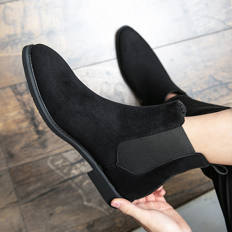 Uma Women's Suede Chelsea Boots | Denim