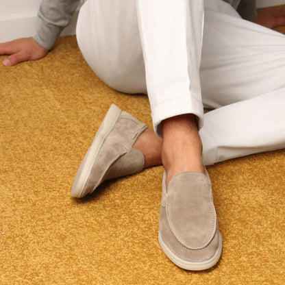 Elias Men's Suede Loafers - front view
