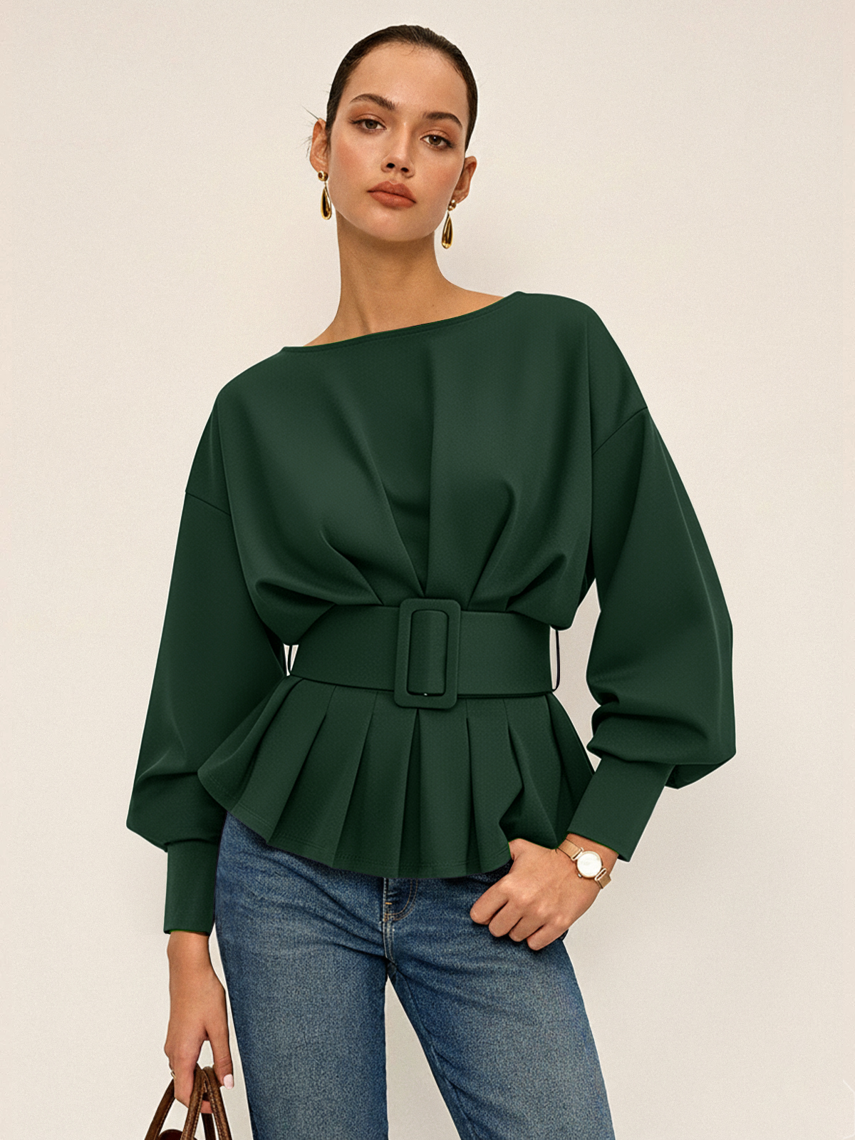 Saskia Women's Sweatshirt - shown in use