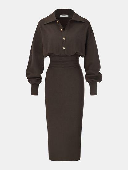 Selma Women's Midi Dress - front view