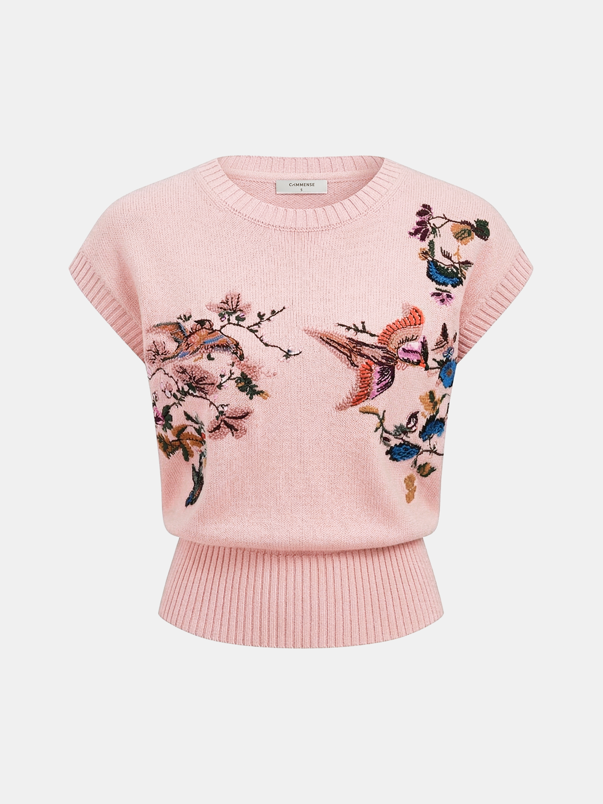 Lumi Women's Floral Sweater - flat lay