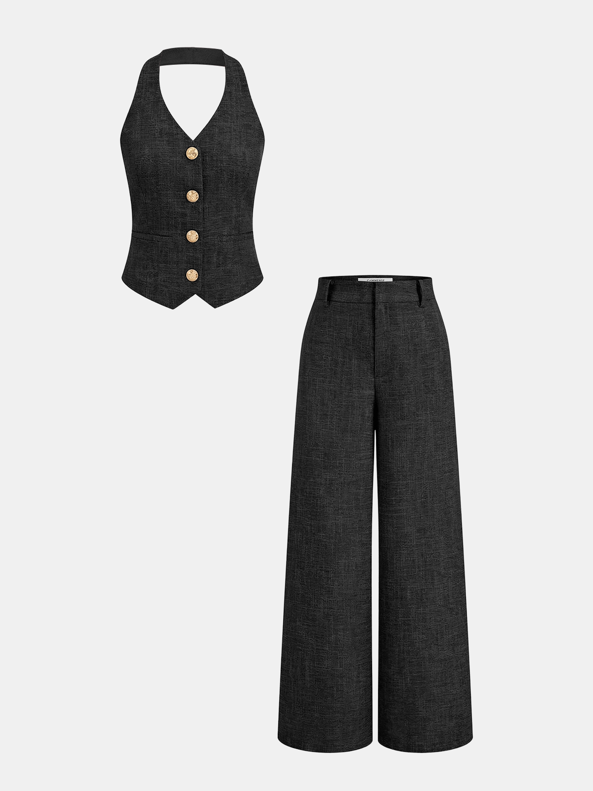 Wilda Women's Wide Leg Two-piece Set - shown in use