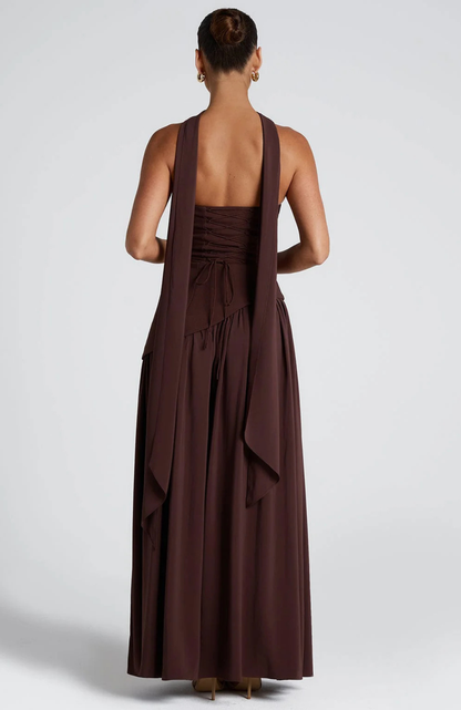 Verity Women's Maxi Dress - flat lay