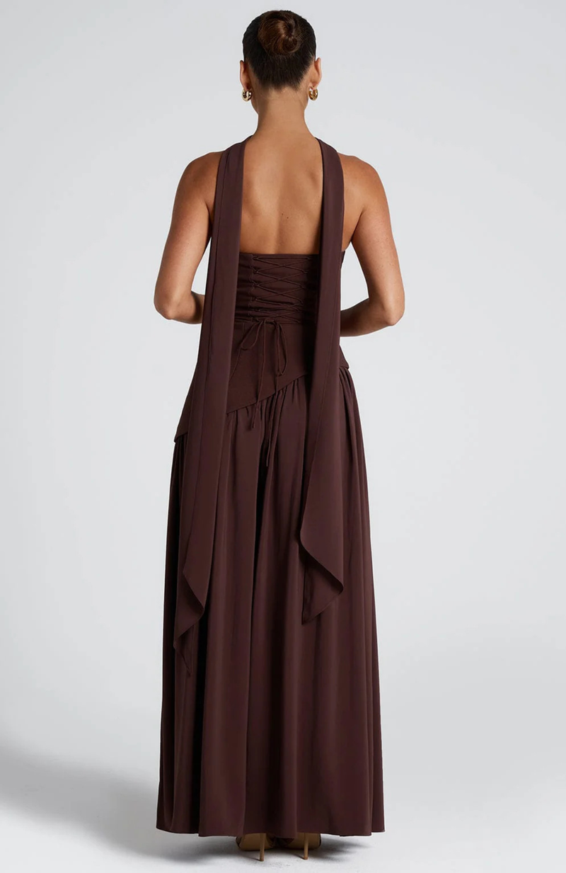 Verity Women's Maxi Dress - flat lay