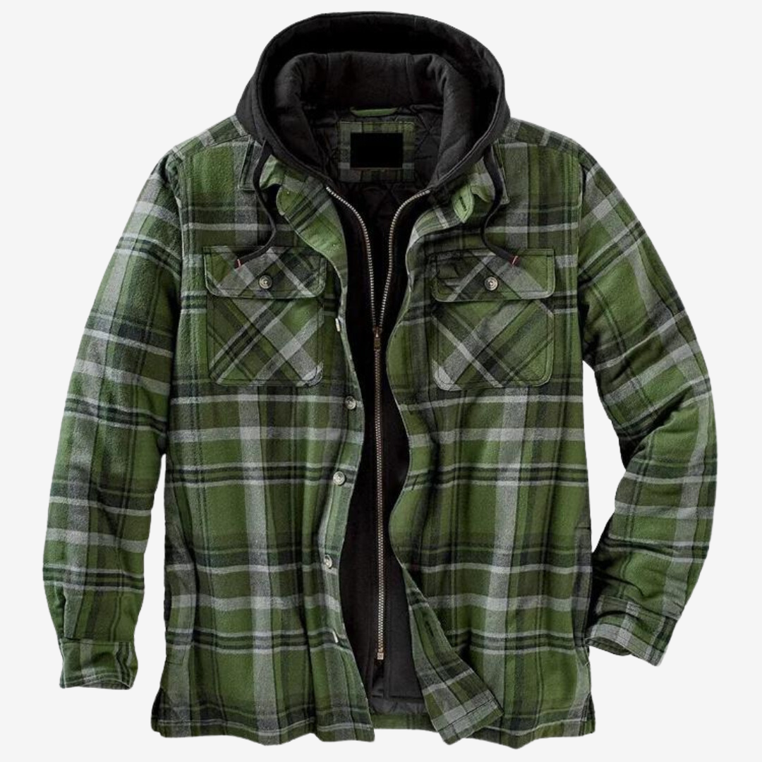 Milo Men's Quilted Jacket - full-length view
