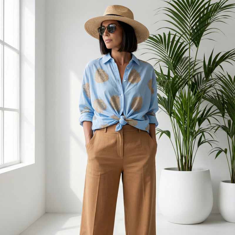 Willow Kaela Women's Blouse | Lightweight, Breezy Fabric, Chic Design