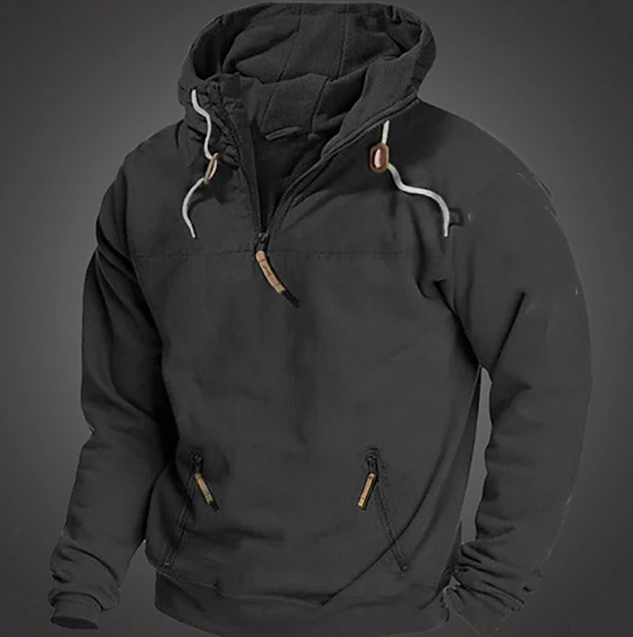 Auden Men's Hoodie - fabric and finish detail
