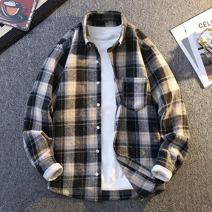 Kira Women's Plaid Shirt - styled view