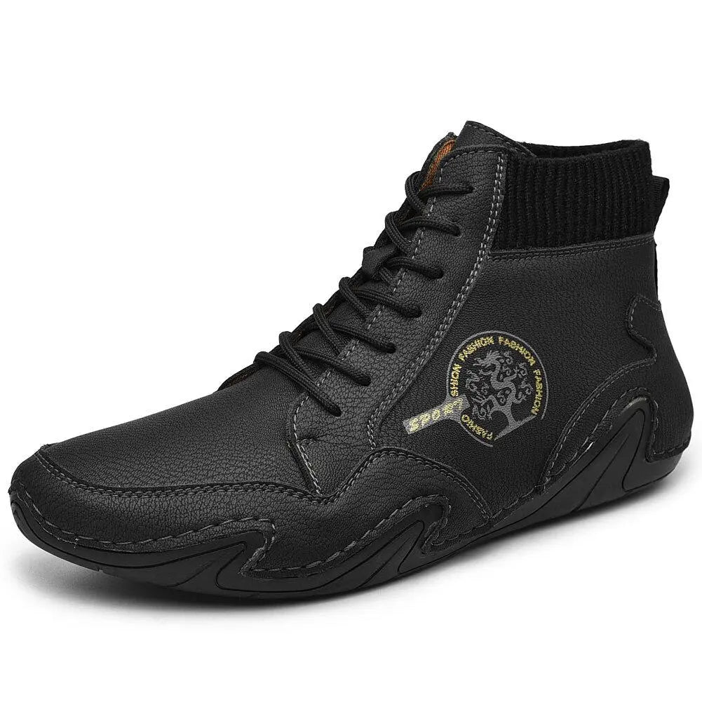 Silas Men's Ankle Boots - back view