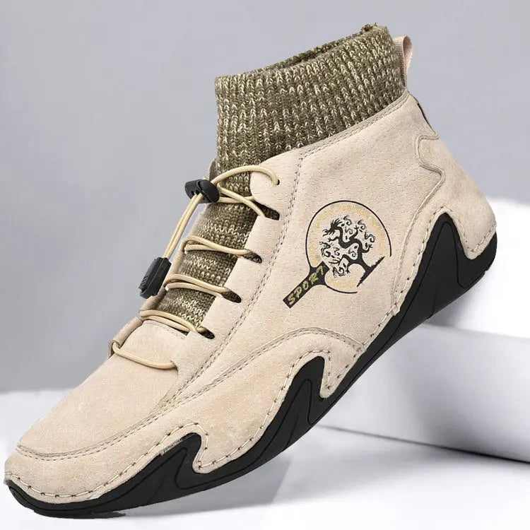Xavier Men's Ankle Boots - styled view