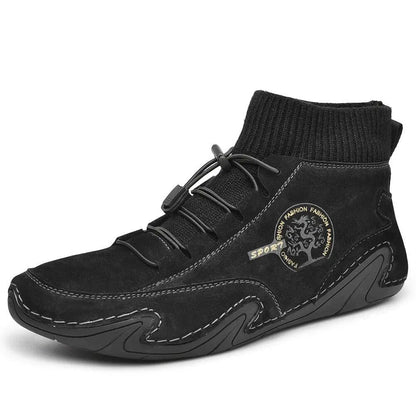 Xavier Men's Ankle Boots - back view