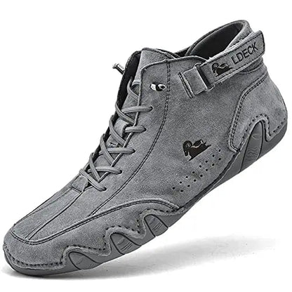 Hugo Men's Suede Ankle Boots - full-length view