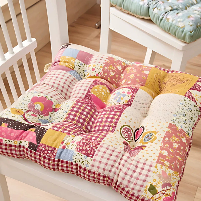Thistle Boho Floral Thick Seat Cushions | Boho Style, Floral Pattern