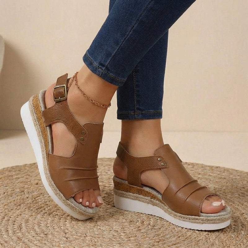 Ruby Women's Platform Espadrilles - close-up detail