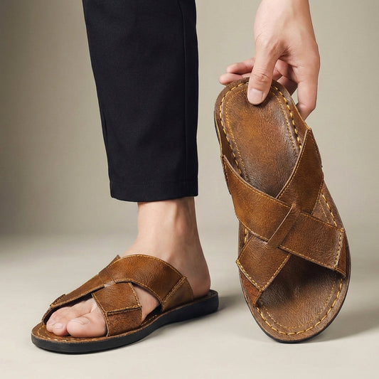 Yves Men's Sandals - styled view