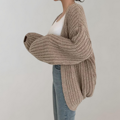 Ines Women's Oversized Cardigan - back view