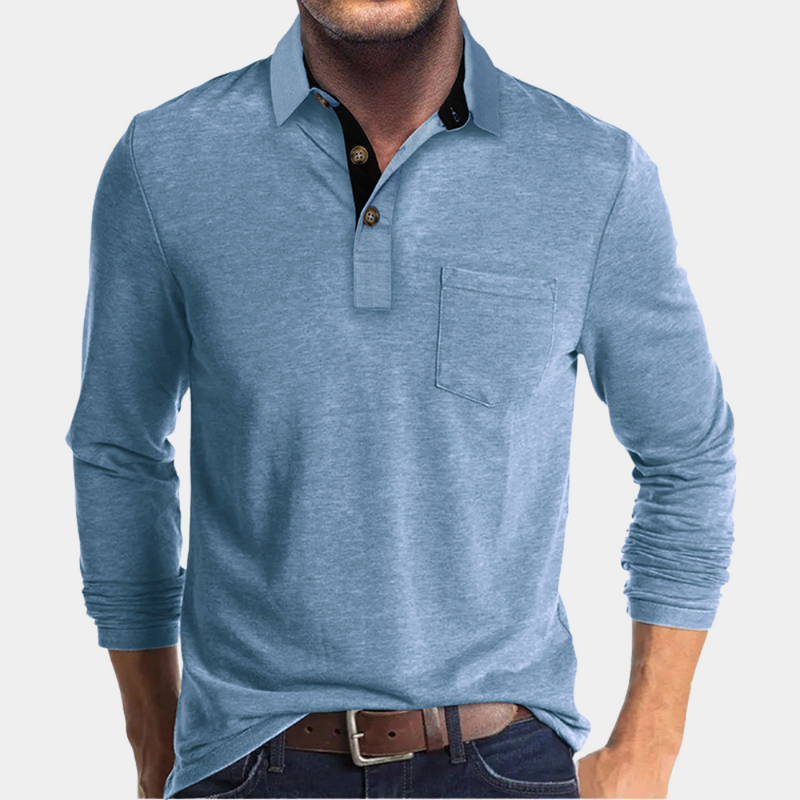 Milo Men's Shirt | Pocket, Long Sleeve
