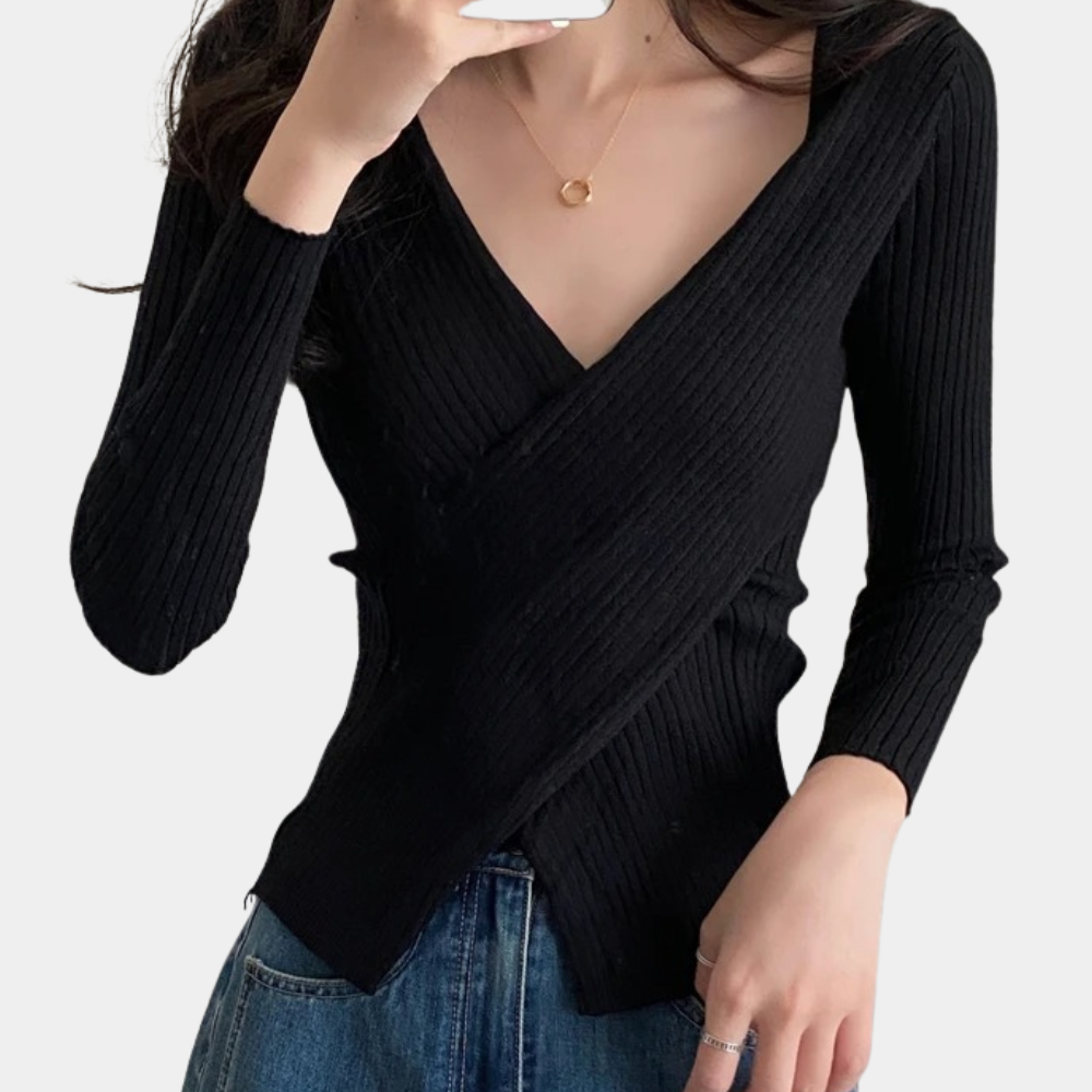 Ulla Women's Sweater - flat lay