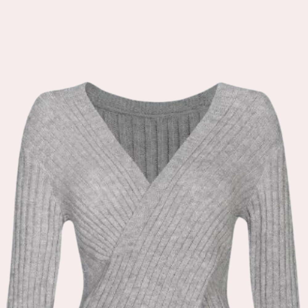 Ulla Women's Sweater - fabric and finish detail