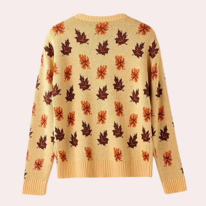Lumi Women's Sweater - fabric and finish detail