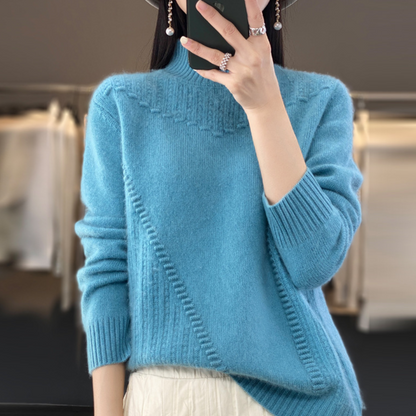 Tilda Women's Sweater - fabric and finish detail