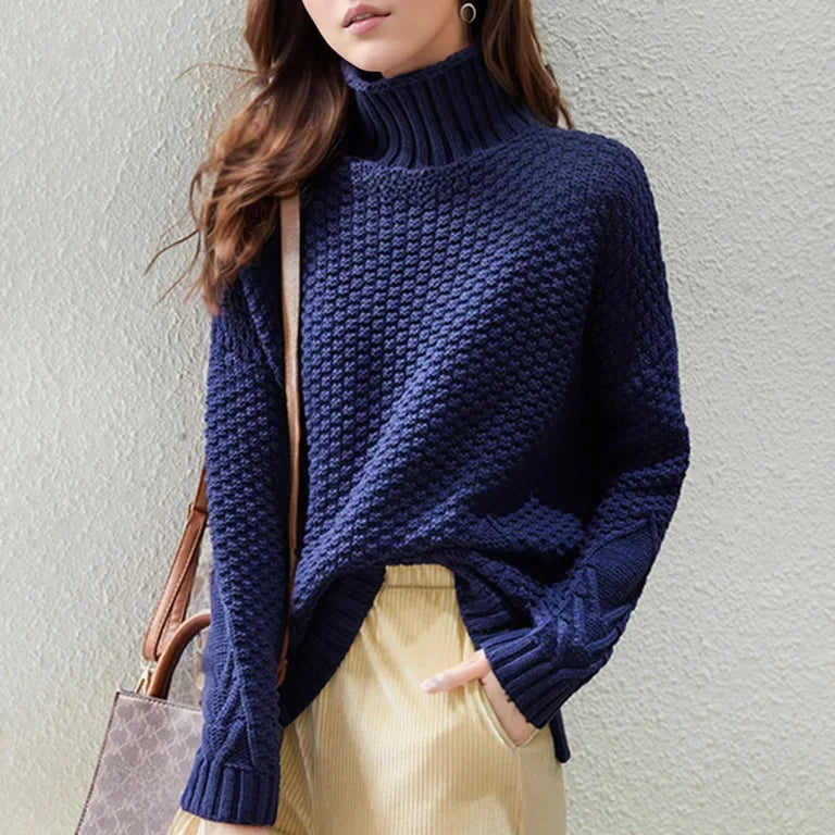 Jolie Women's Cable Knit Sweater - full-length view