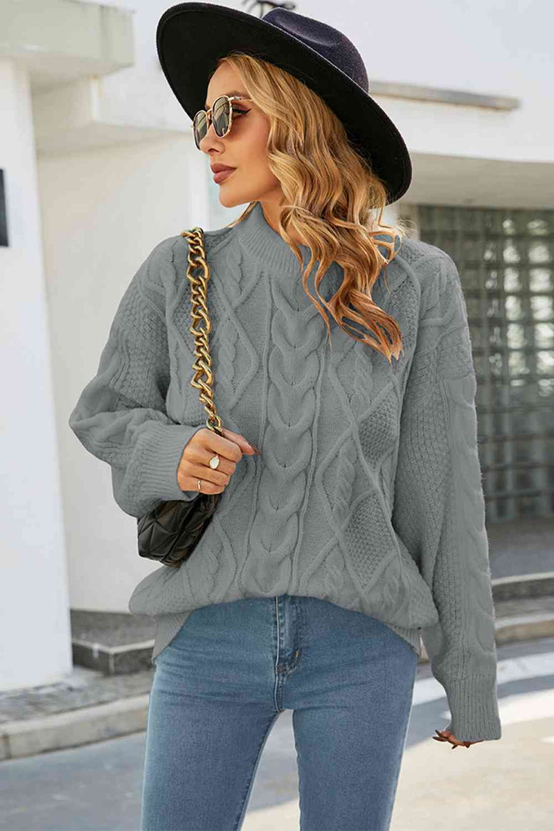 Uma Women's Oversized Sweater - fabric and finish detail