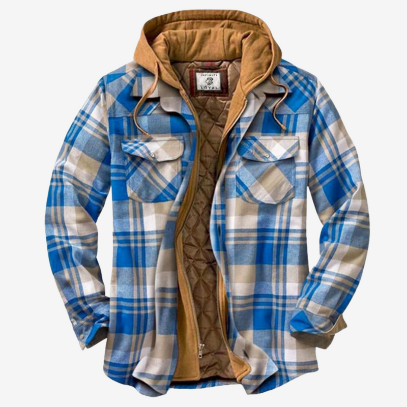 Milo Men's Quilted Jacket | Bomber, Hooded