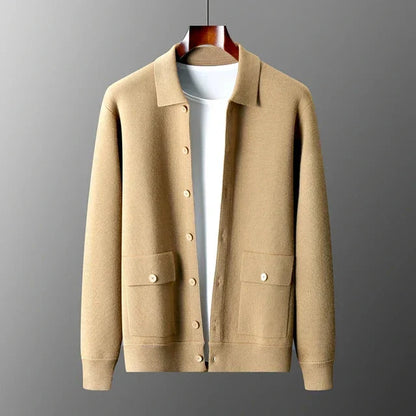 Fabian Men's Cardigan - styled view