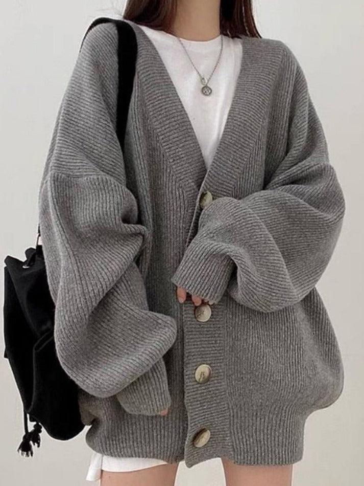 Wilda Women's Oversized Cardigan - back view