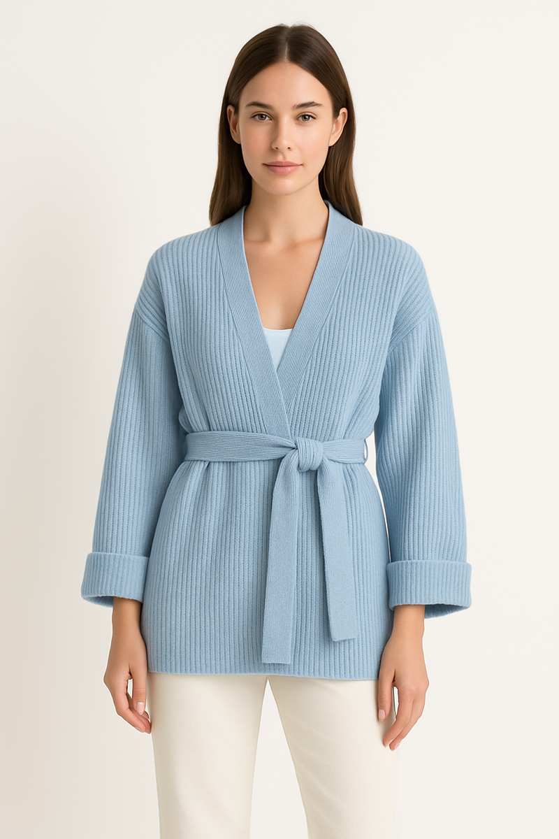 Colette Women's Ribbed Knit Sweater - front view