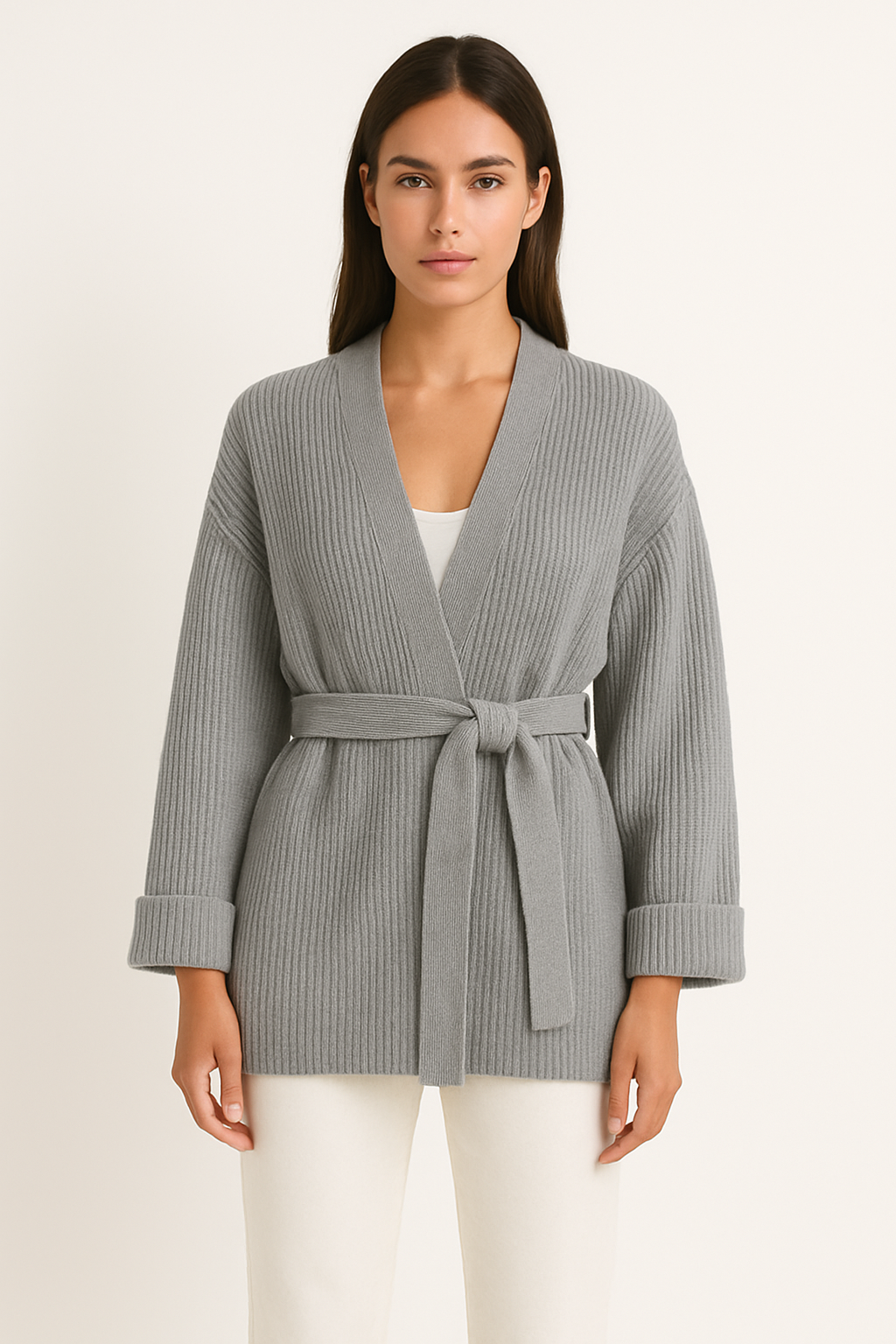 Colette Women's Ribbed Knit Sweater - back view