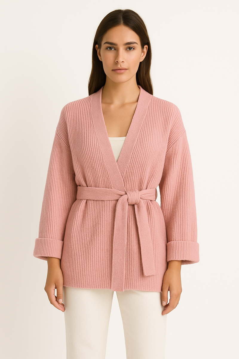Colette Women's Ribbed Knit Sweater - styled view