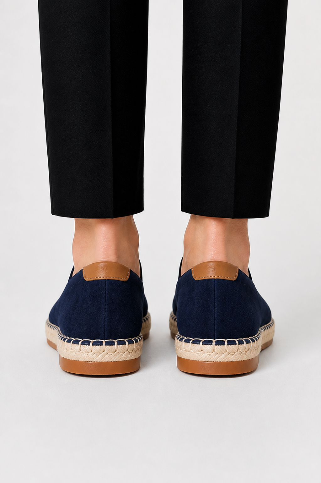 Reuben Men's Suede Espadrilles - full-length view