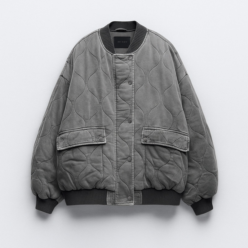 Perla Women's Quilted Jacket - front view