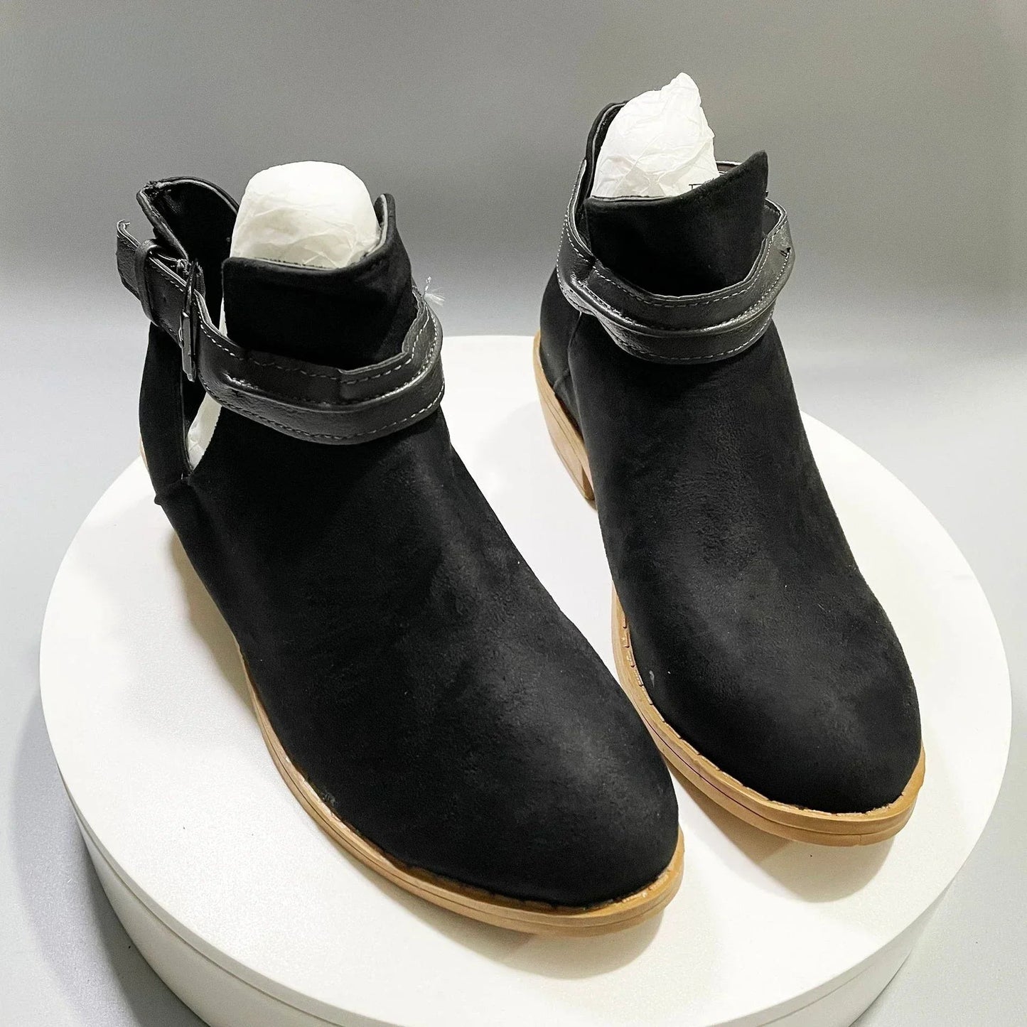 Sienna Women's Ankle Boots - fabric and finish detail