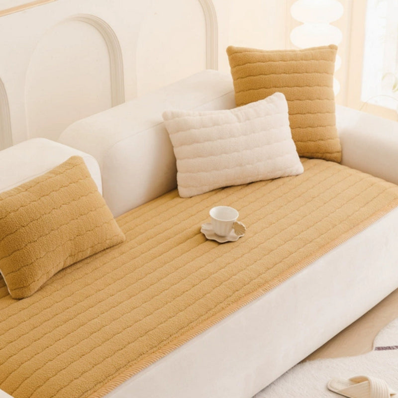 Honey Gold plush seat protector pad original