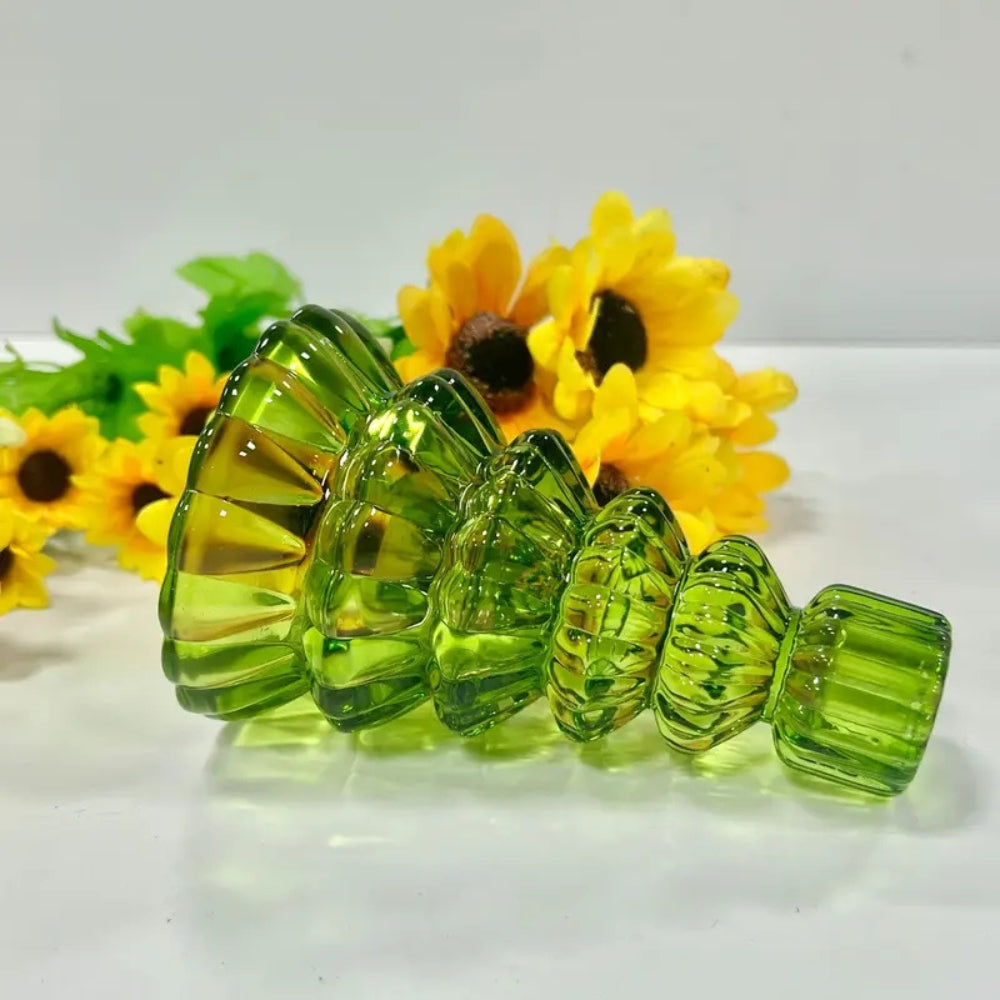 Christmas Tree Glass Candle Holder | Set of 3