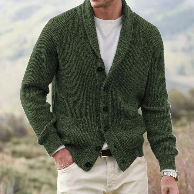 Cormac Men's Cardigan - full-length view