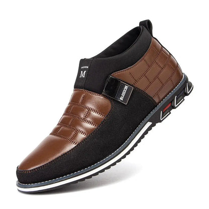 Elias Men's Ankle Boots - fabric and finish detail
