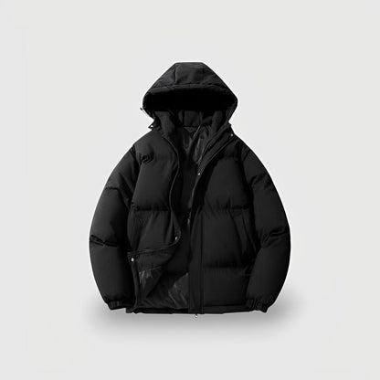 Cleo Women's Black Puffer Jacket | Insulated with Hood, Stylish Winter Coat 2