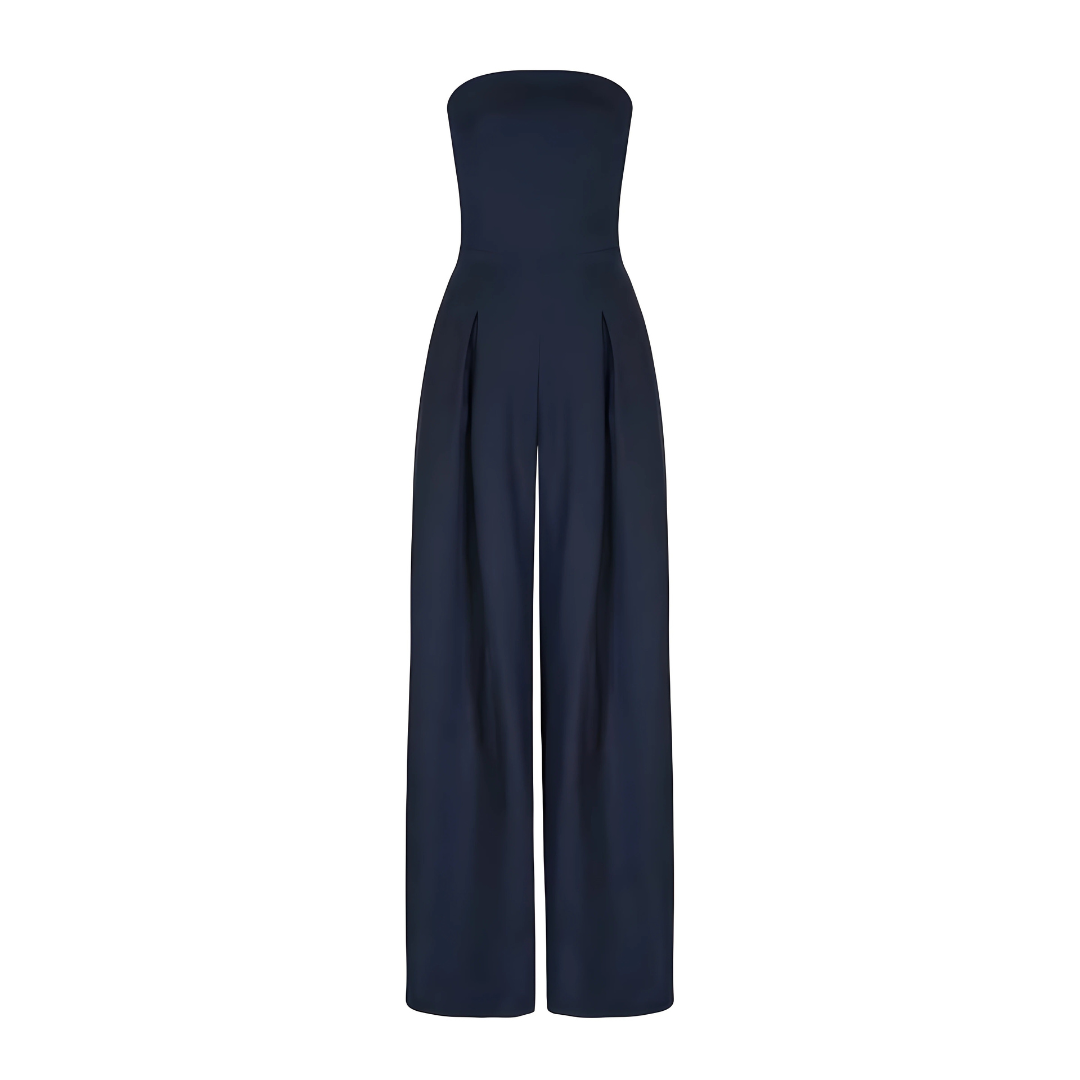 Paloma Women's Wide Leg Jumpsuit - fabric and finish detail