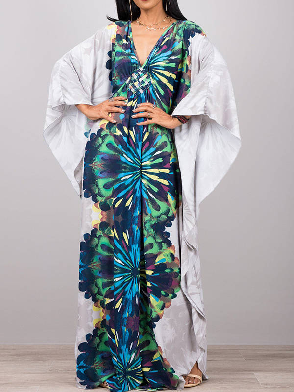Greta Women's Floral Cover-up - shown in use