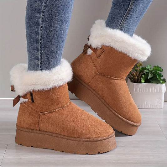 Xanthe Women's Suede Boots - styled view